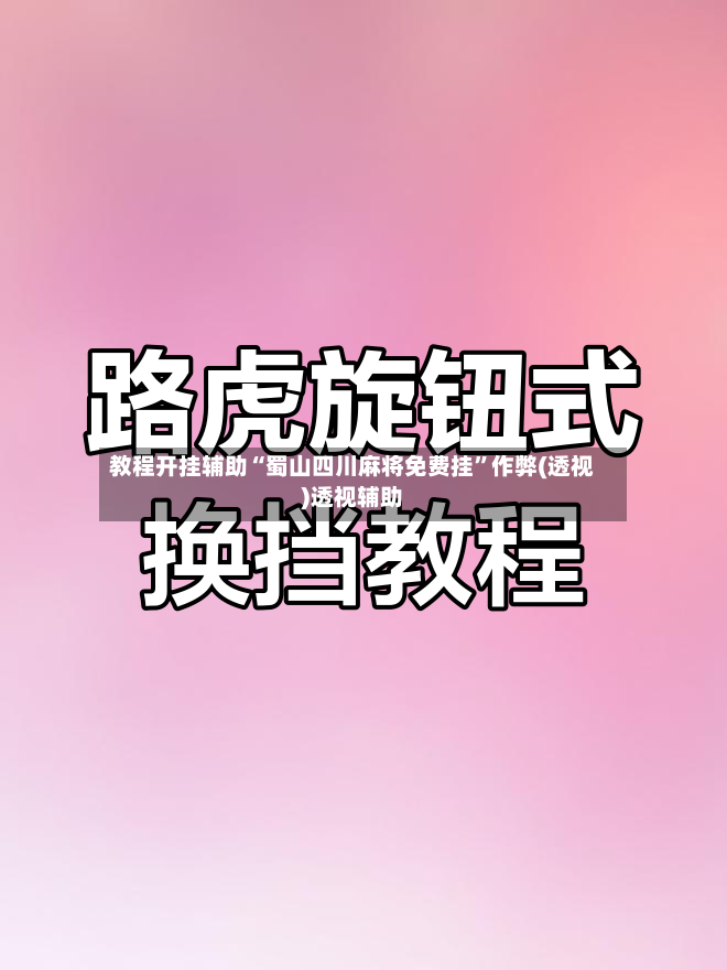 教程开挂辅助“蜀山四川麻将免费挂”作弊(透视)透视辅助-第2张图片