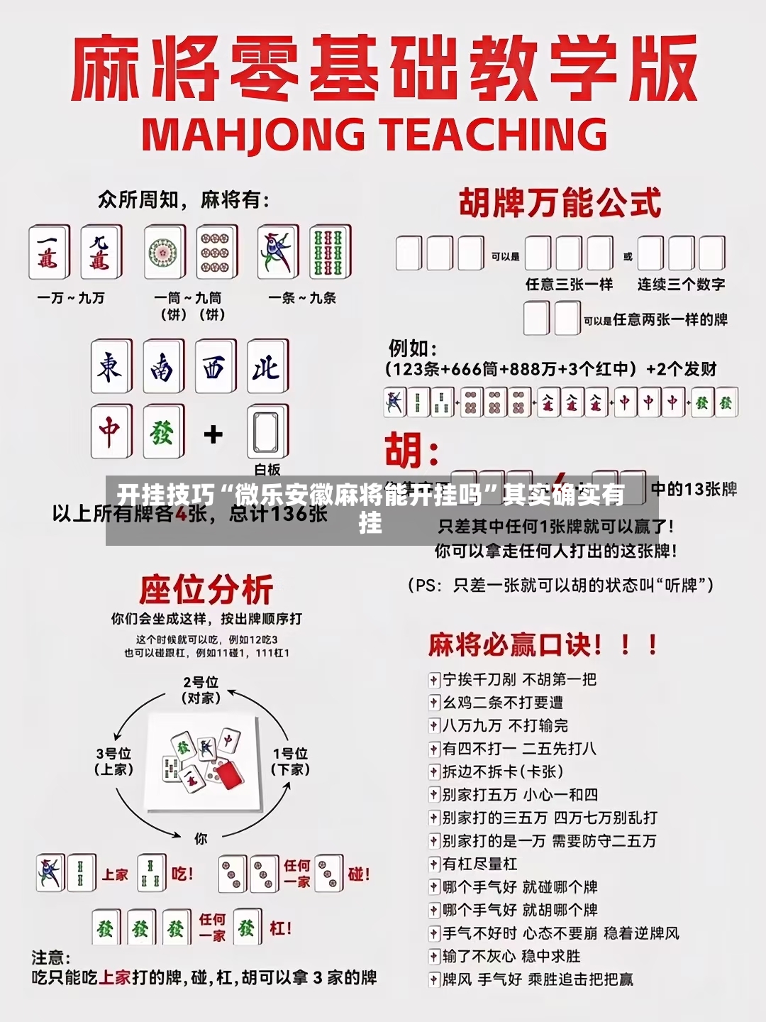 开挂技巧“微乐安徽麻将能开挂吗”其实确实有挂-第2张图片