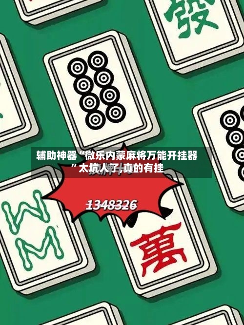 辅助神器“微乐内蒙麻将万能开挂器”太坑人了,真的有挂-第3张图片
