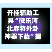 开挂辅助工具“微乐河北麻将外卦神器下载”揭秘透视辅助万能挂-第3张图片