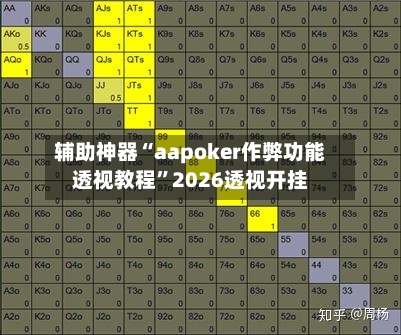 辅助神器“aapoker作弊功能透视教程”2026透视开挂-第2张图片