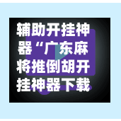 辅助开挂神器“广东麻将推倒胡开挂神器下载软件”开挂辅助脚本+详细开挂安装教程-第2张图片