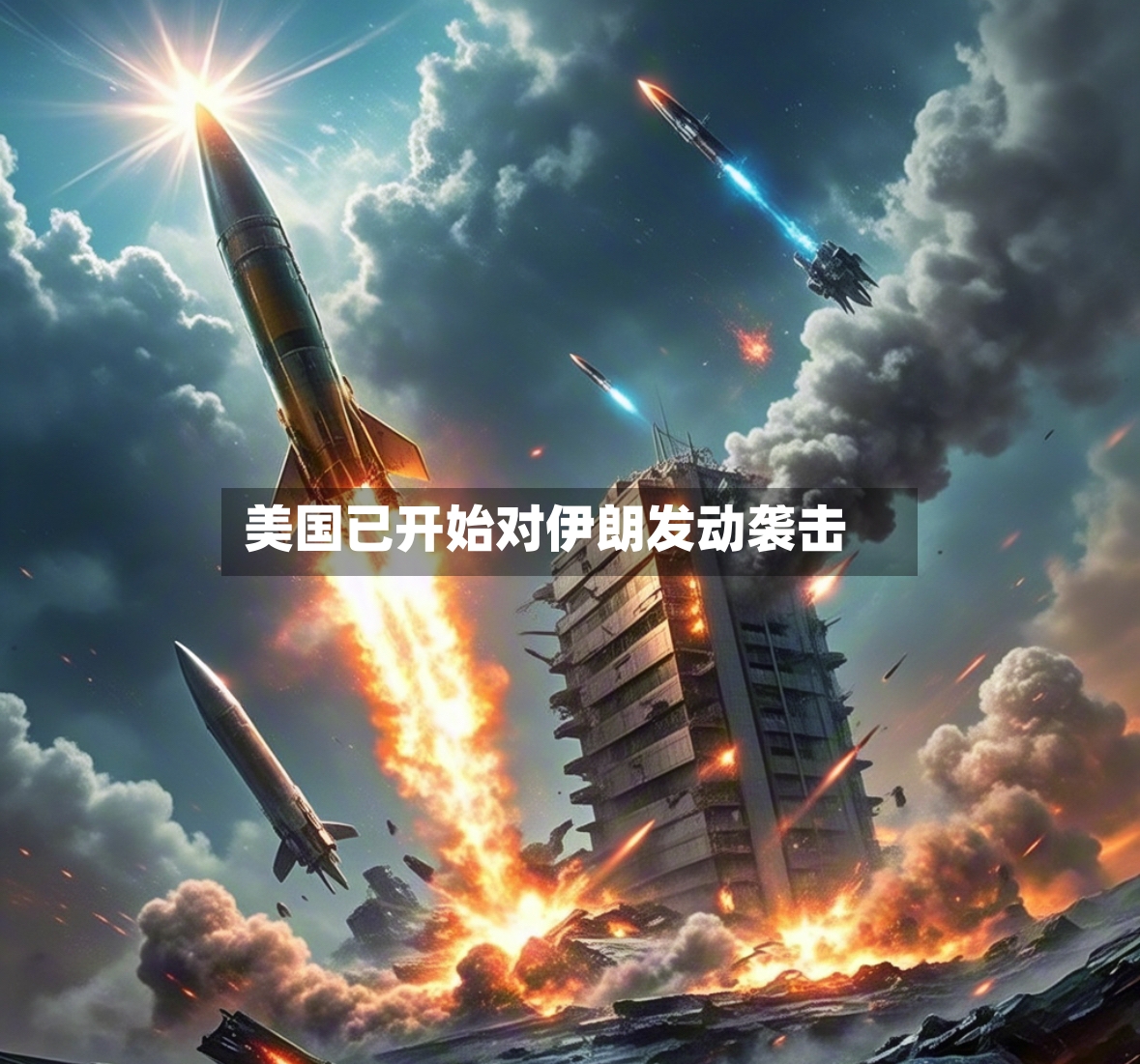 美国已开始对伊朗发动袭击