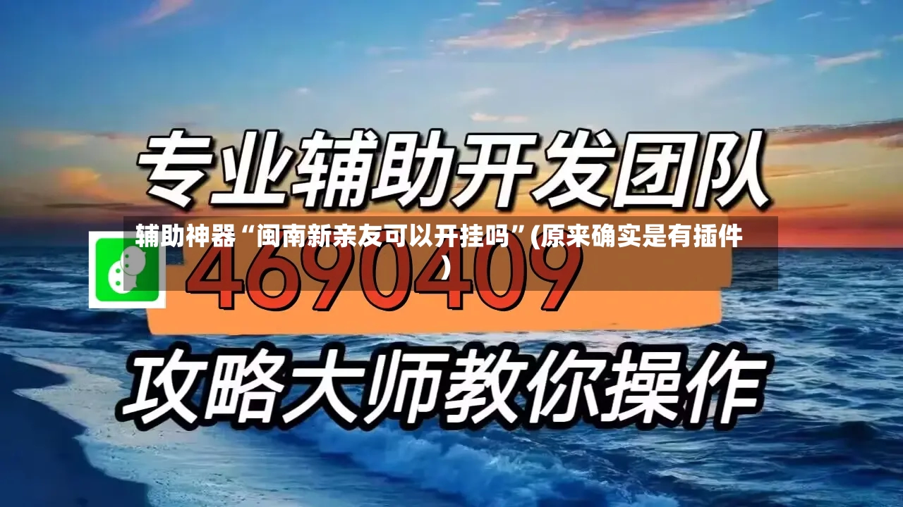 辅助神器“闽南新亲友可以开挂吗”(原来确实是有插件)-第3张图片