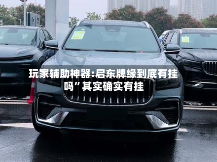 玩家辅助神器:启东牌缘到底有挂吗	”其实确实有挂-第2张图片