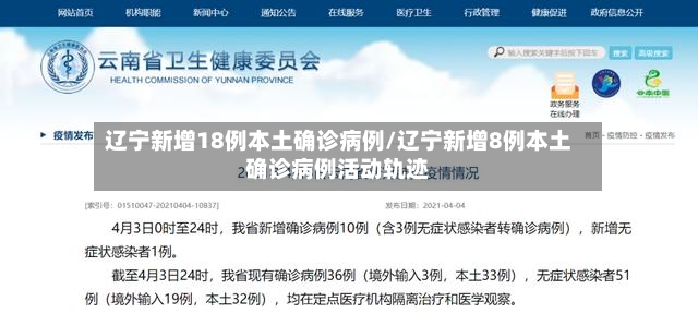 辽宁新增18例本土确诊病例/辽宁新增8例本土确诊病例活动轨迹