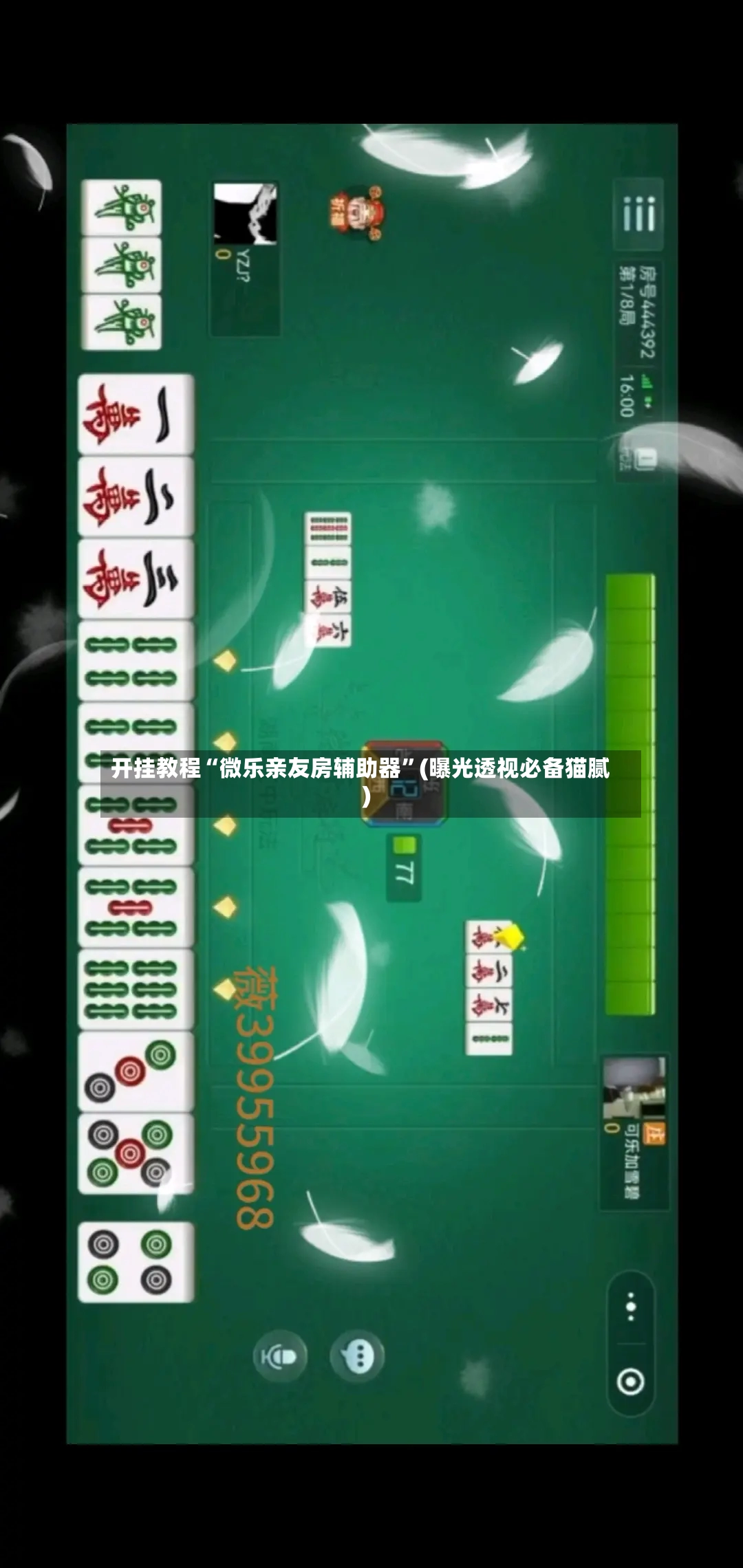 开挂教程“微乐亲友房辅助器”(曝光透视必备猫腻)-第3张图片