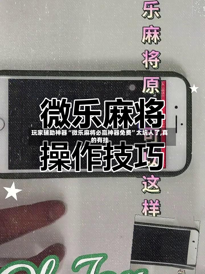 玩家辅助神器“微乐麻将必赢神器免费	”太坑人了,真的有挂-第2张图片