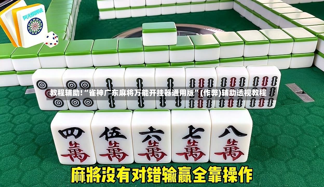 教程辅助!“雀神广东麻将万能开挂器通用版”(作弊)辅助透视教程