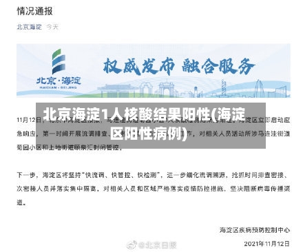 北京海淀1人核酸结果阳性(海淀区阳性病例)-第2张图片