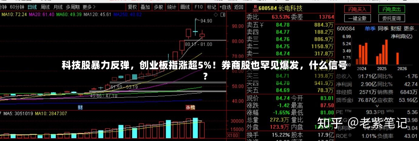 科技股暴力反弹，创业板指涨超5%！券商股也罕见爆发，什么信号？-第3张图片