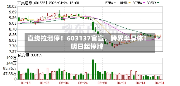 直线拉涨停！603137官宣	，跨界半导体！明日起停牌-第2张图片