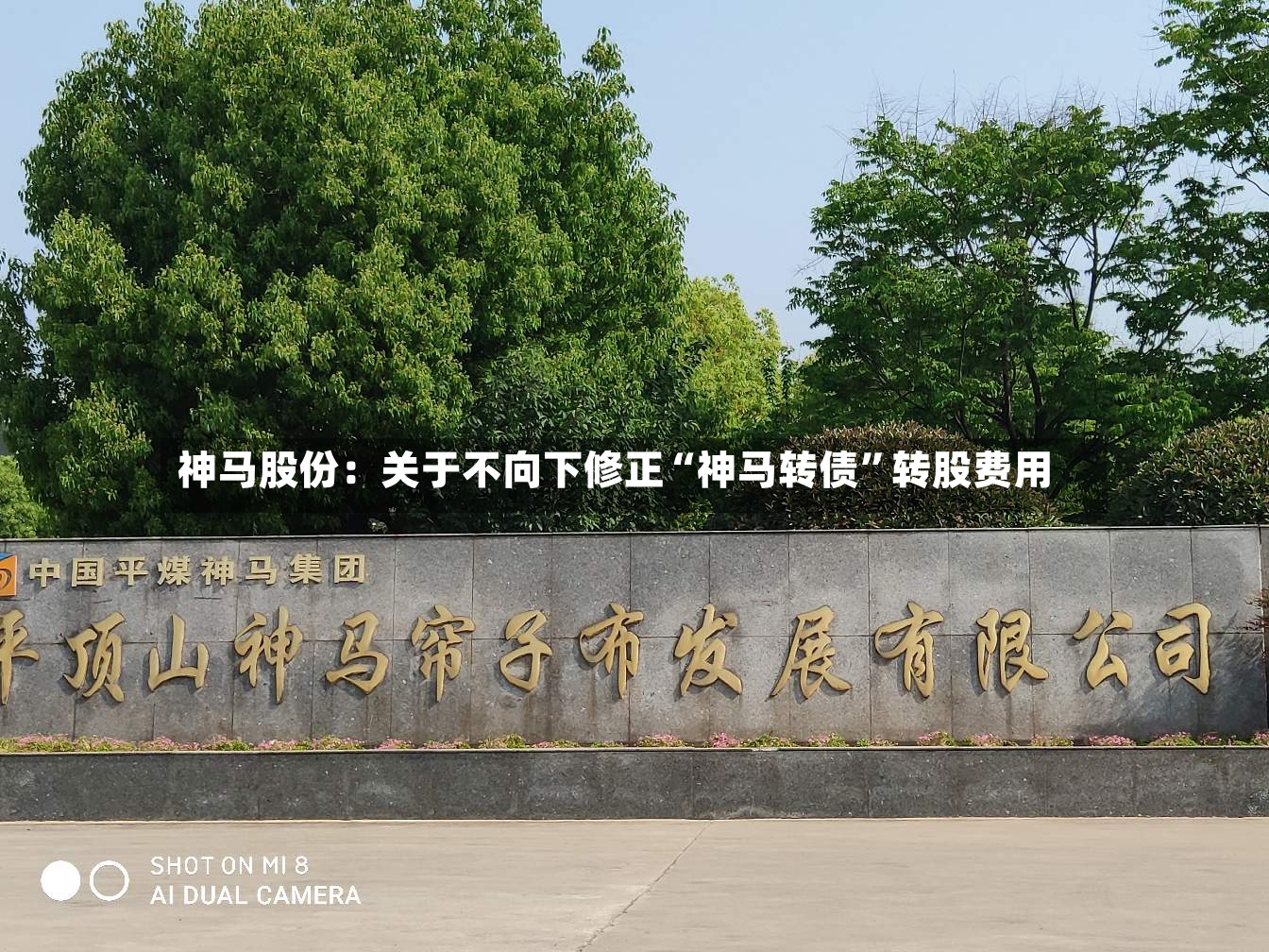 神马股份：关于不向下修正“神马转债”转股费用-第2张图片