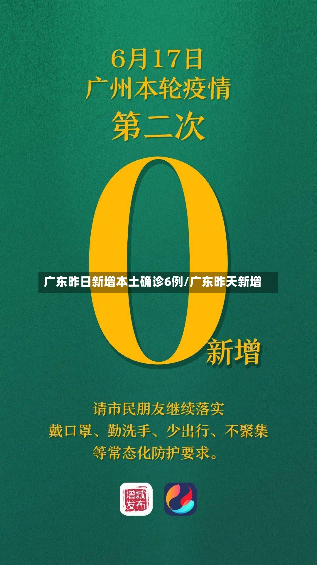 广东昨日新增本土确诊6例/广东昨天新增