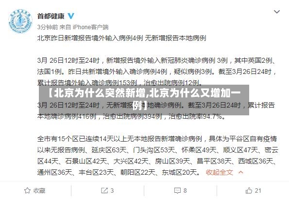 【北京为什么突然新增,北京为什么又增加一例】-第3张图片