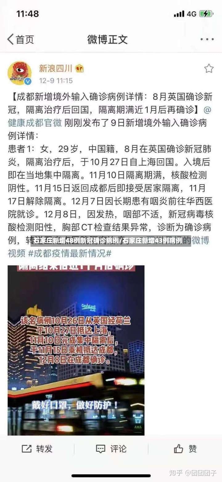石家庄新增48例新冠确诊病例/石家庄新增43例病例