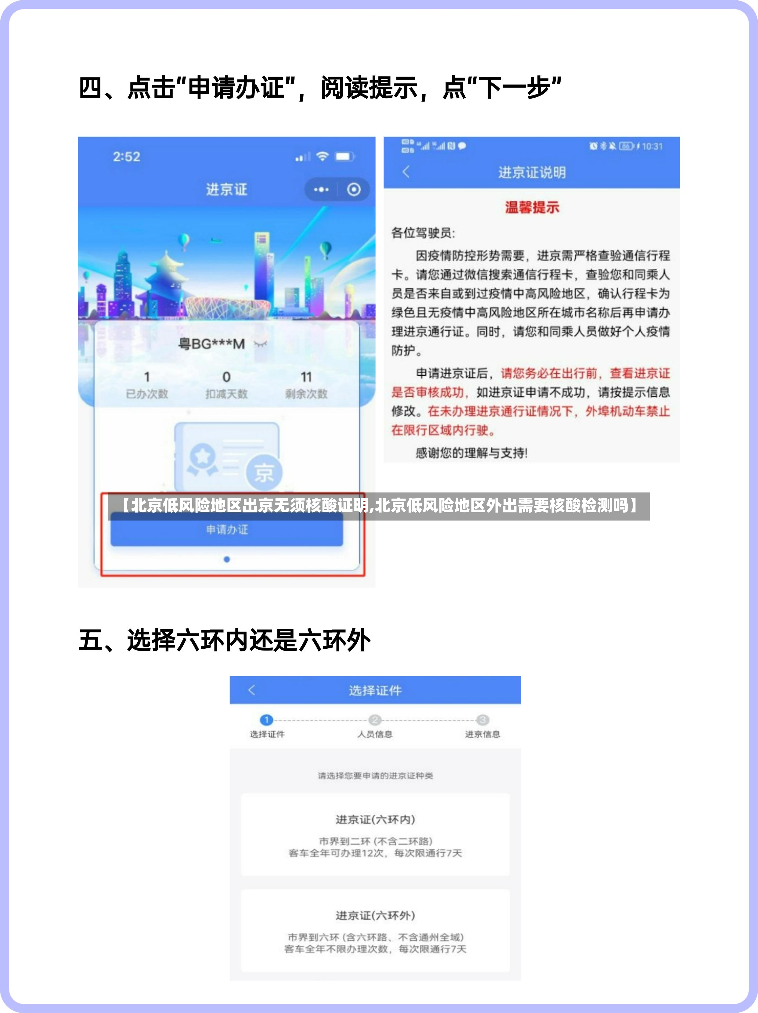 【北京低风险地区出京无须核酸证明,北京低风险地区外出需要核酸检测吗】-第2张图片