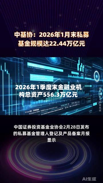 2026年1季度末金融业机构总资产556.3万亿元