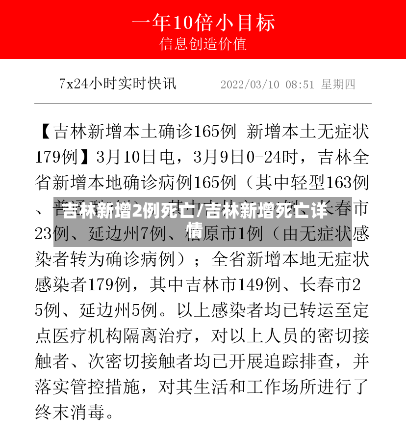 吉林新增2例死亡/吉林新增死亡详情-第2张图片