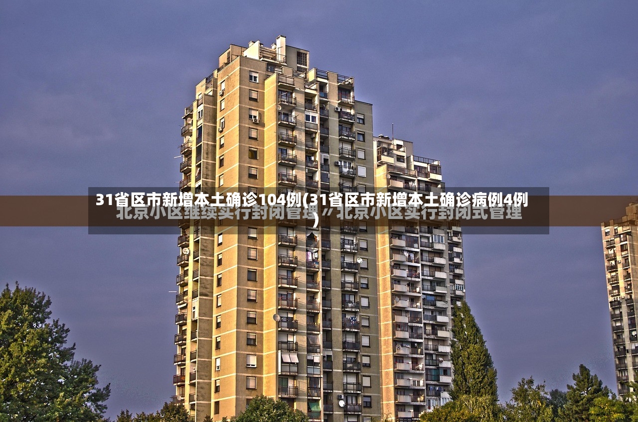 31省区市新增本土确诊104例(31省区市新增本土确诊病例4例)-第3张图片