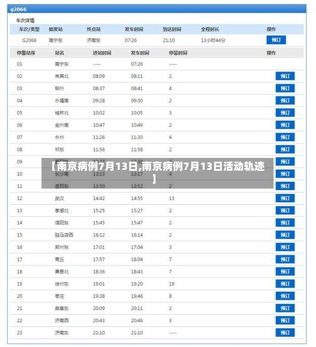 【南京病例7月13日,南京病例7月13日活动轨迹】-第2张图片