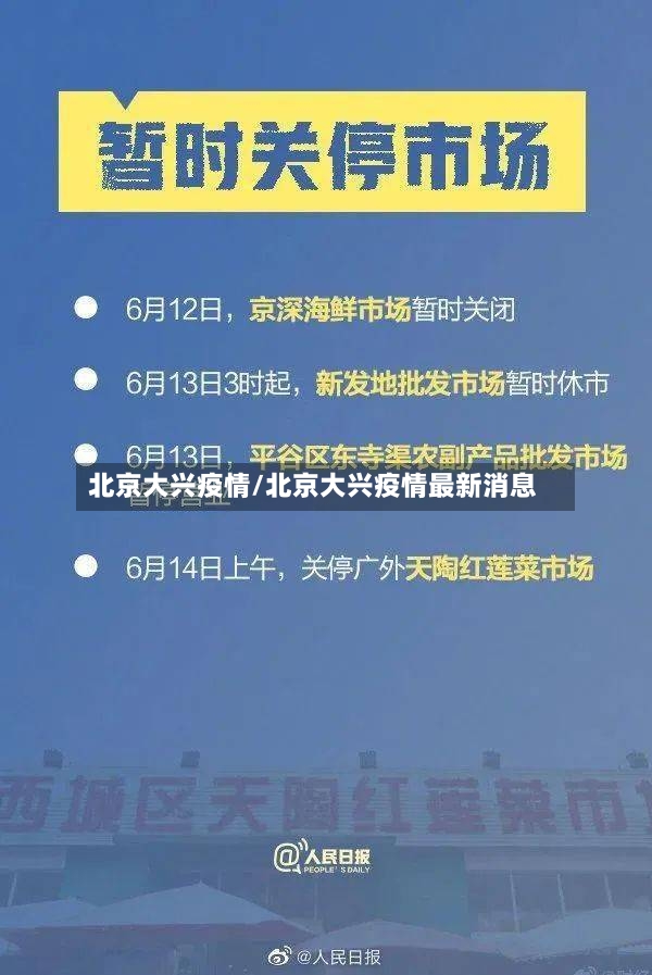 北京大兴疫情/北京大兴疫情最新消息-第2张图片