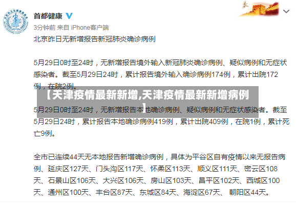 【天津疫情最新新增,天津疫情最新新增病例】